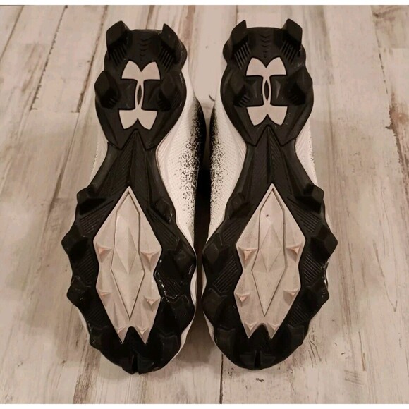 Under Armor Men's Football Cleats Size 7.5 Spotlight Fran 2.0 Shoes 3025084-001 - Picture 11 of 13